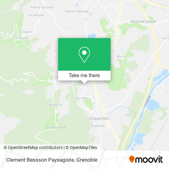 Clement Bessson Paysagiste map
