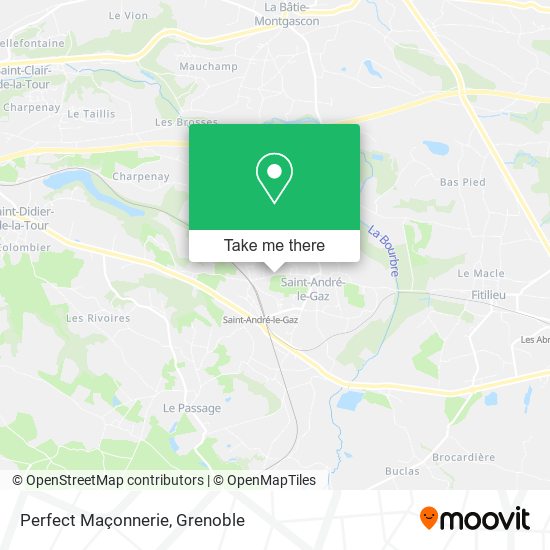 Perfect Maçonnerie map