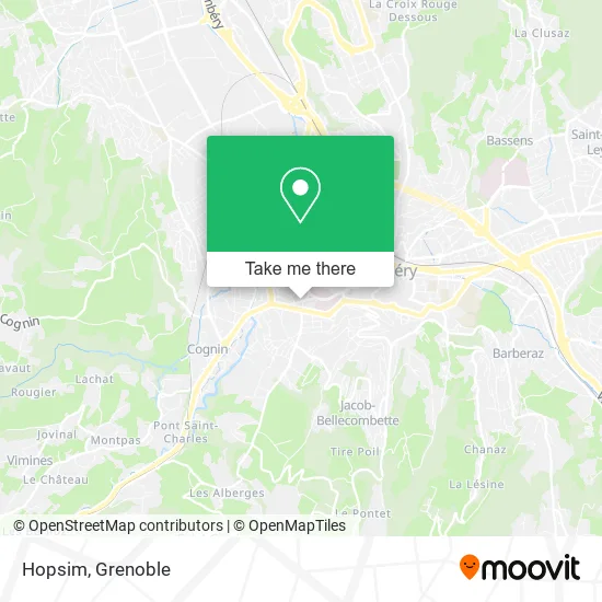 Hopsim map
