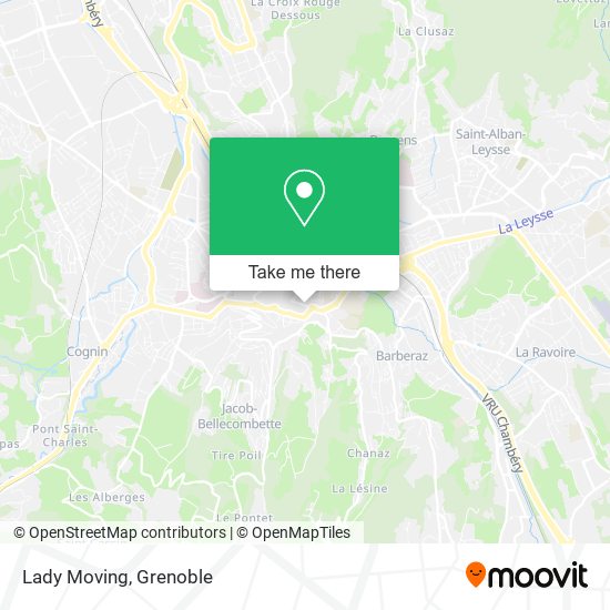 Lady Moving map