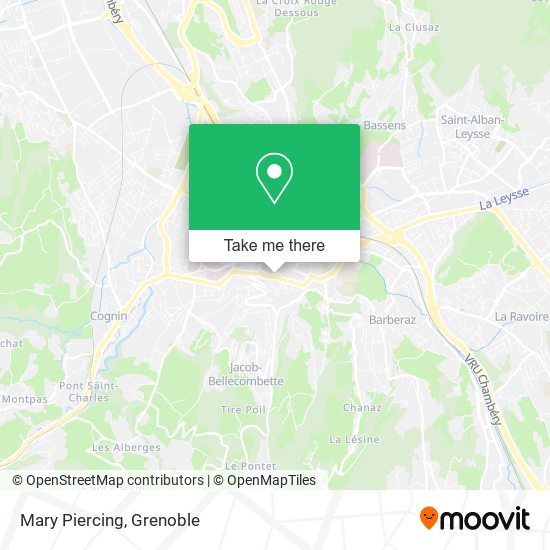 Mary Piercing map