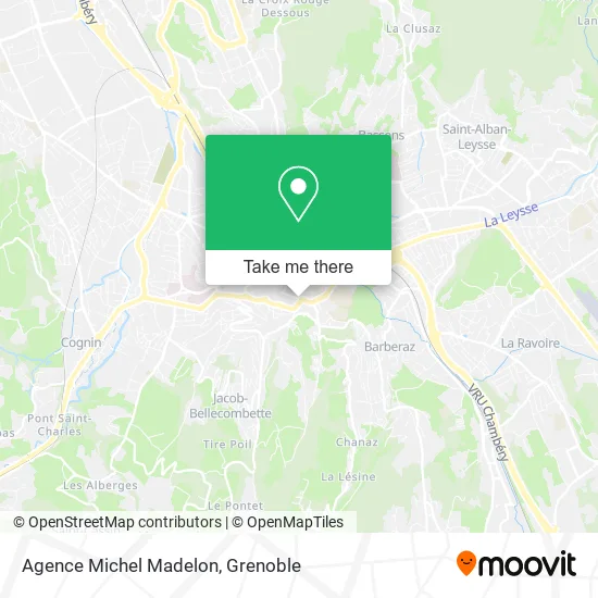 Agence Michel Madelon map