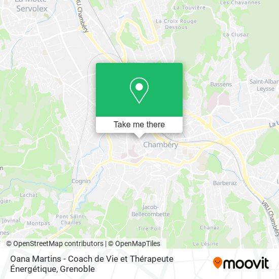 Oana Martins - Coach de Vie et Thérapeute Énergétique map