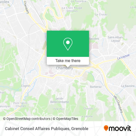 Cabinet Conseil Affaires Publiques map