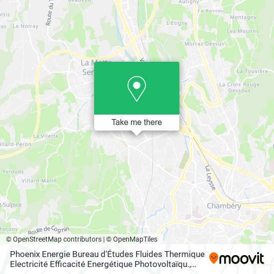 Mapa Phoenix Energie Bureau d'Études Fluides Thermique Electricité Efficacité Energétique Photovoltaïqu.