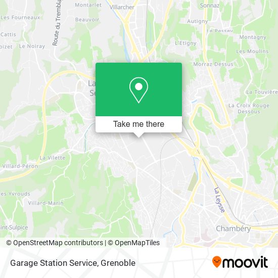 Garage Station Service map