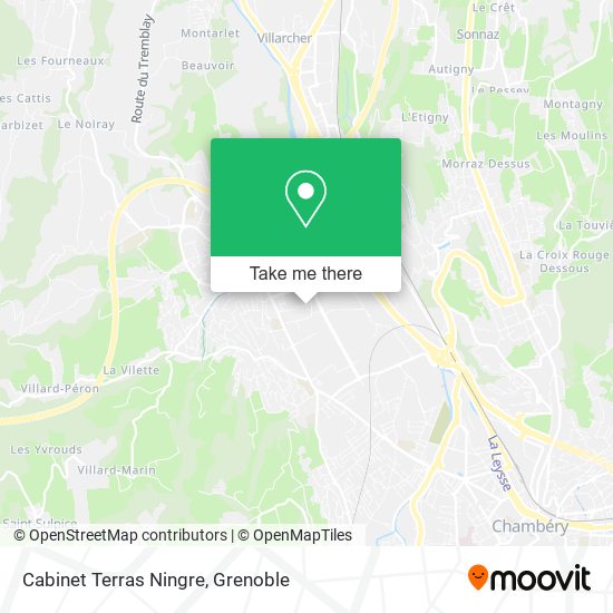 Cabinet Terras Ningre map