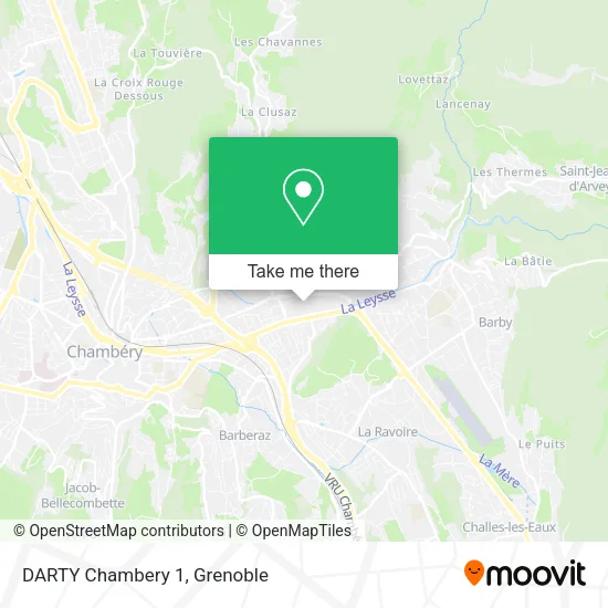 DARTY Chambery 1 map