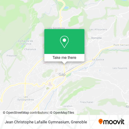 Jean Christophe Lafaille Gymnasium map