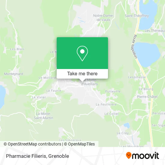 Pharmacie Filieris map