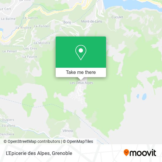 L'Epicerie des Alpes map