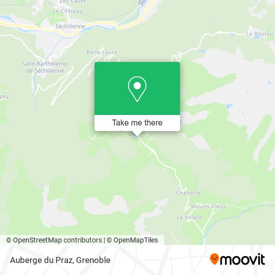 Auberge du Praz map