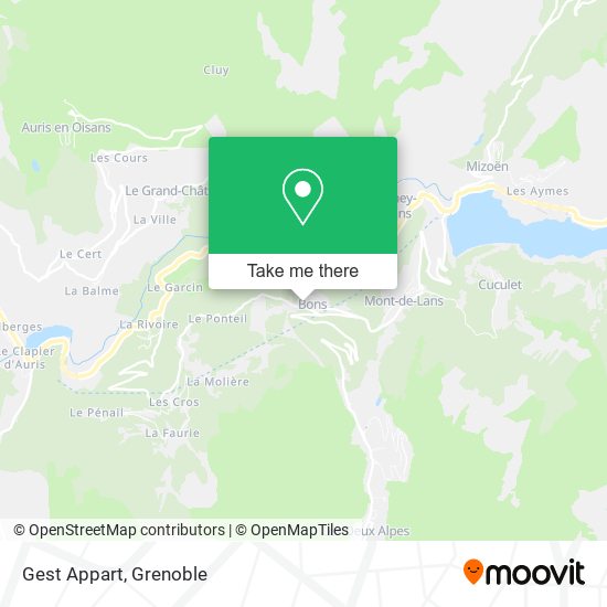 Gest Appart map