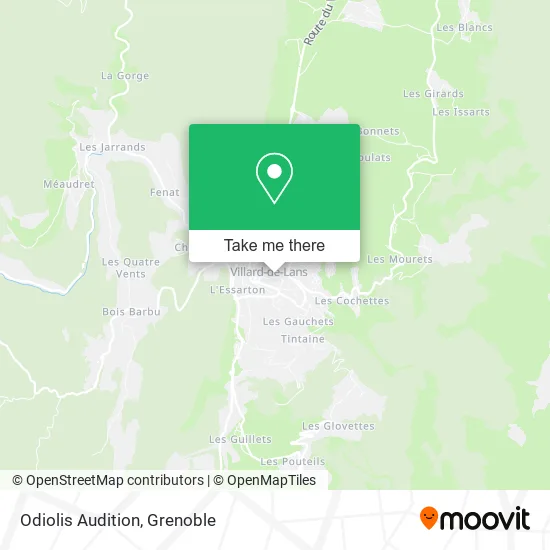 Odiolis Audition map
