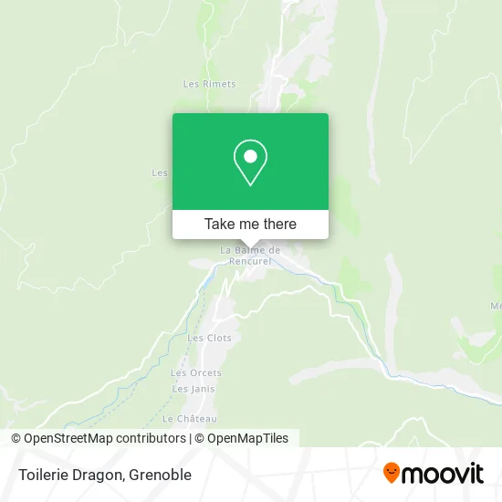 Toilerie Dragon map