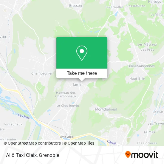 Allô Taxi Claix map
