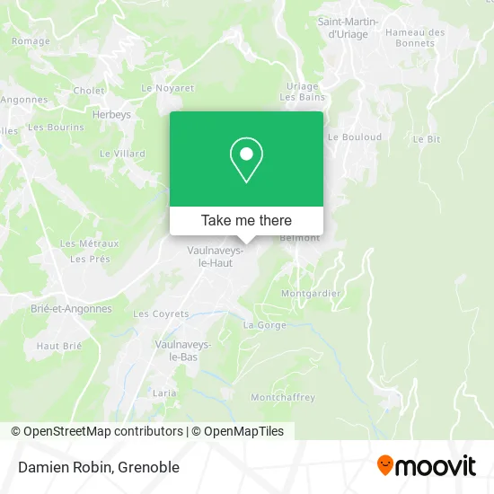 Damien Robin map
