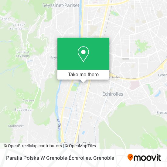 Parafia Polska W Grenoble-Échirolles map
