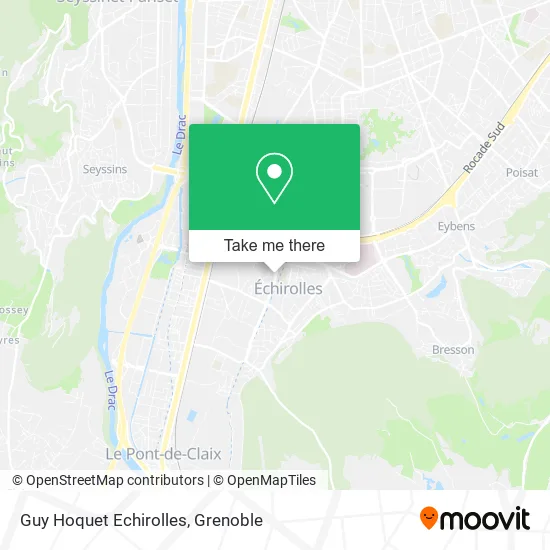 Guy Hoquet Echirolles map