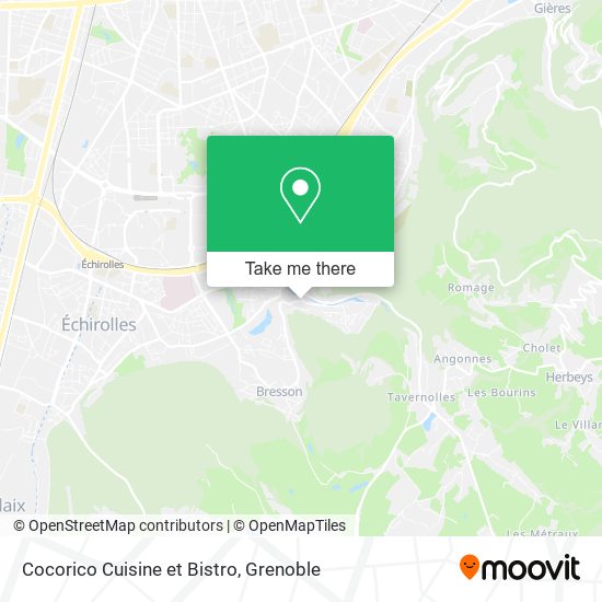 Cocorico Cuisine et Bistro map