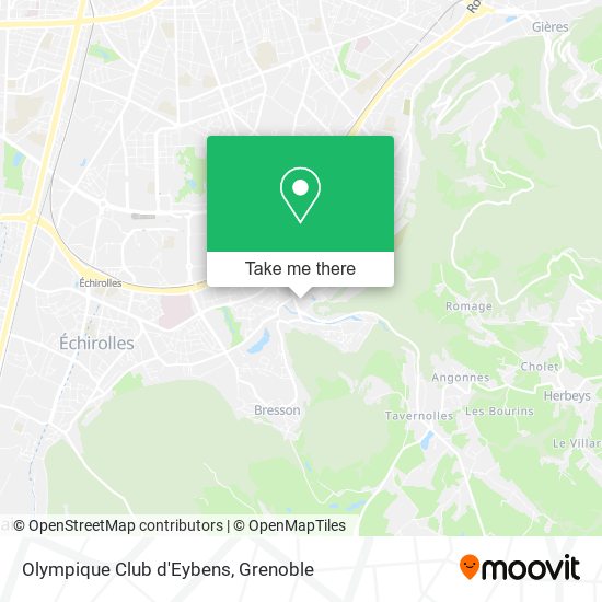 Mapa Olympique Club d'Eybens