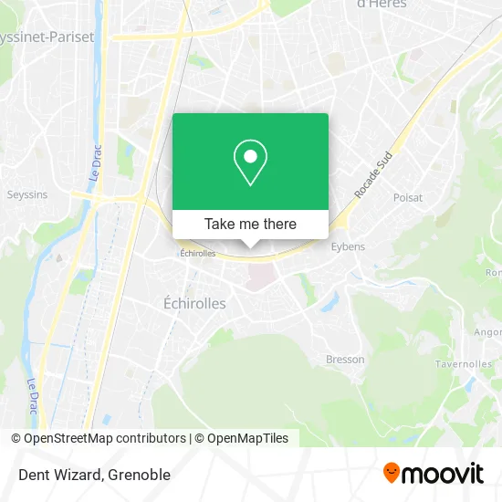 Dent Wizard map