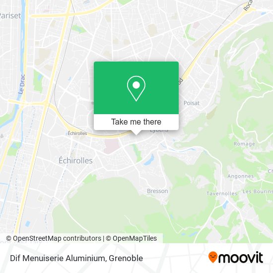 Dif Menuiserie Aluminium map