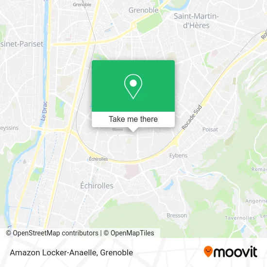 Amazon Locker-Anaelle map