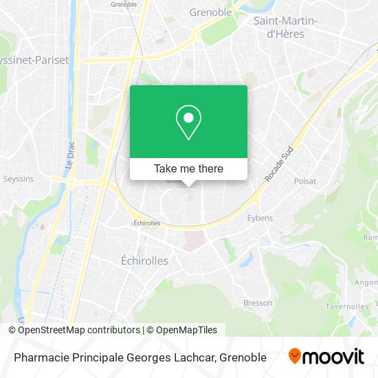 Mapa Pharmacie Principale Georges Lachcar