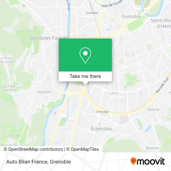 Auto Bilan France map