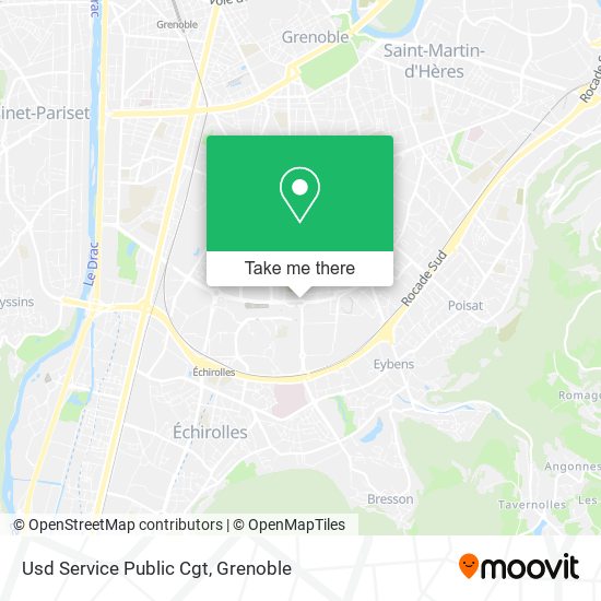 Usd Service Public Cgt map