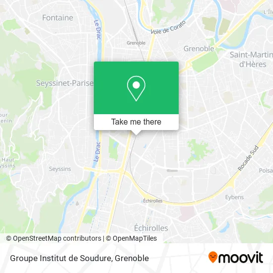 Groupe Institut de Soudure map