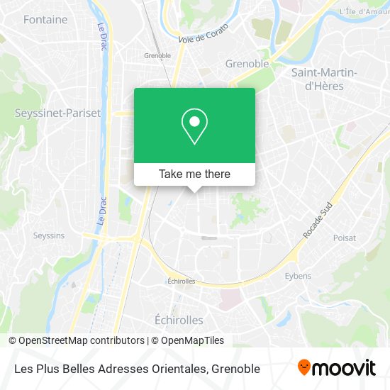 Les Plus Belles Adresses Orientales map