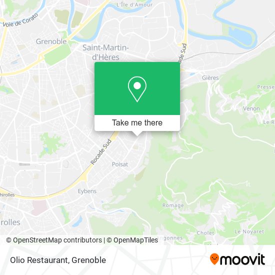 Olio Restaurant map