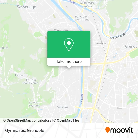 Gymnases map