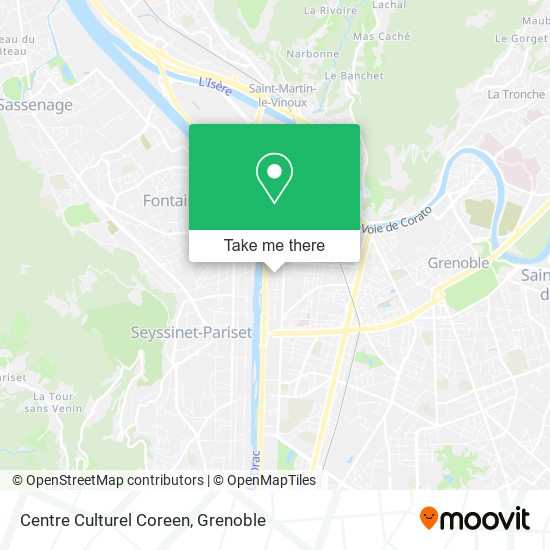 Centre Culturel Coreen map