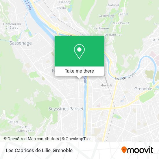 Les Caprices de Lilie map