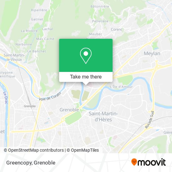 Greencopy map