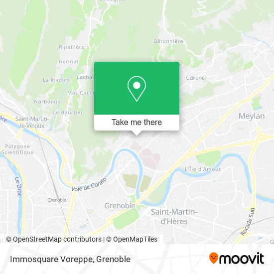 Immosquare Voreppe map