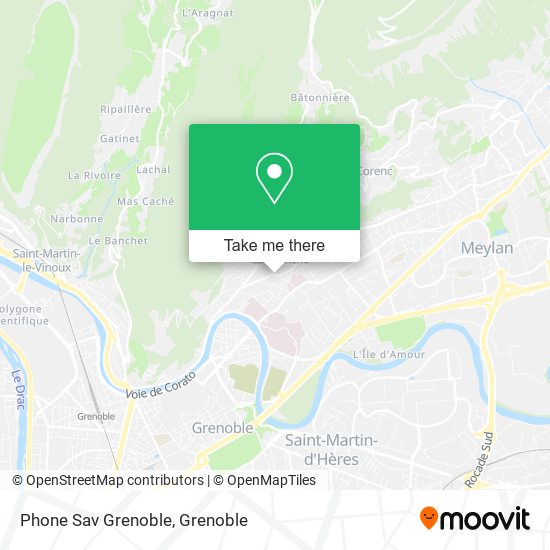 Mapa Phone Sav Grenoble