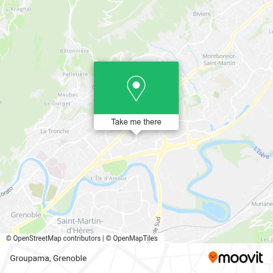 Groupama map