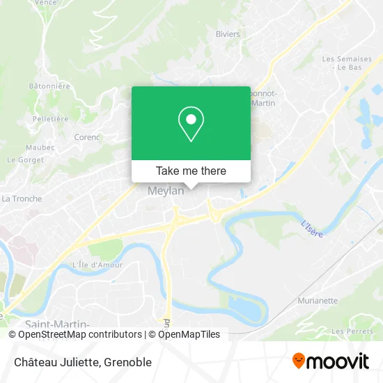 Château Juliette map
