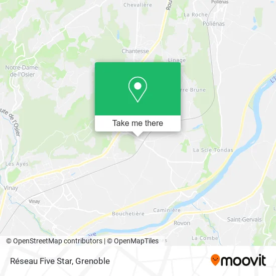 Réseau Five Star map