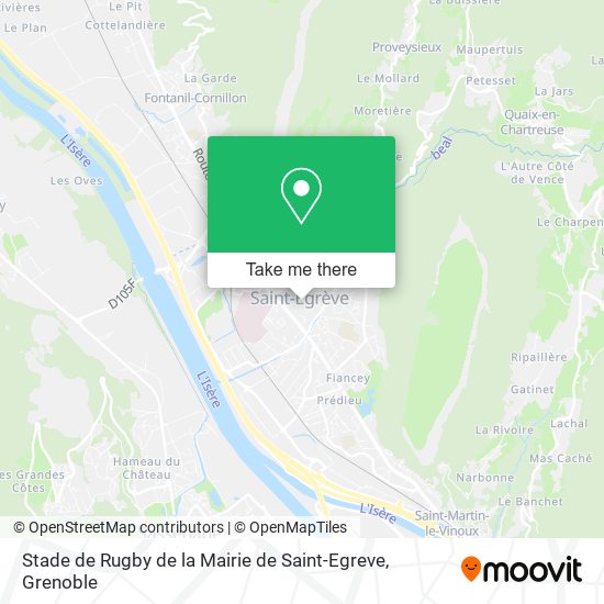 Stade de Rugby de la Mairie de Saint-Egreve map
