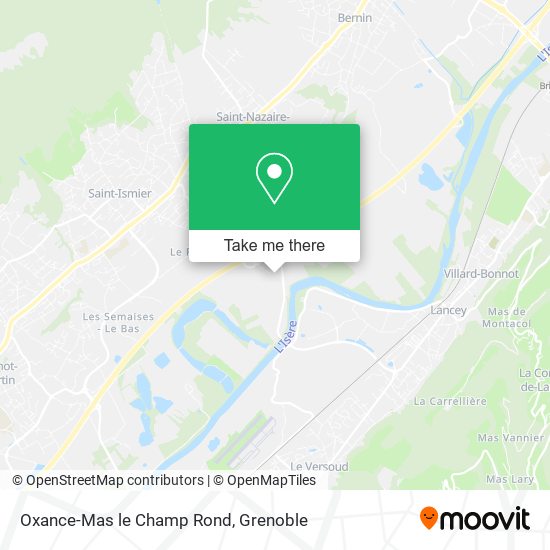 Oxance-Mas le Champ Rond map
