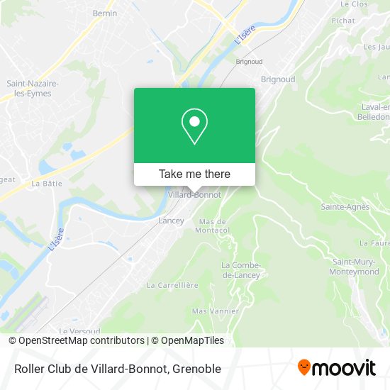 Roller Club de Villard-Bonnot map