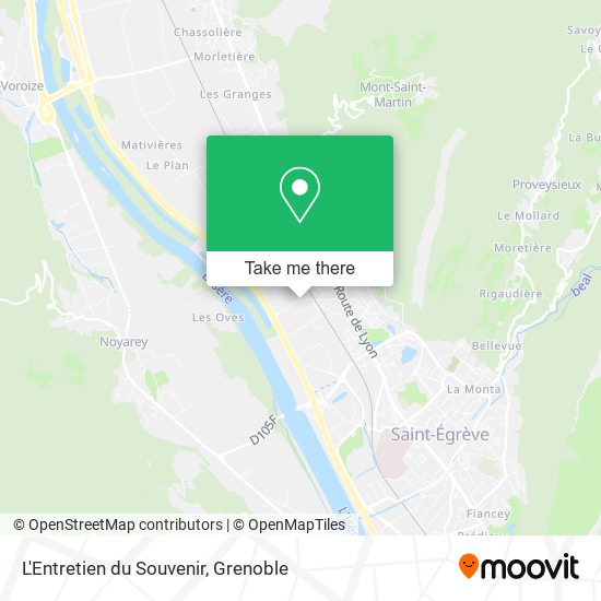 L'Entretien du Souvenir map