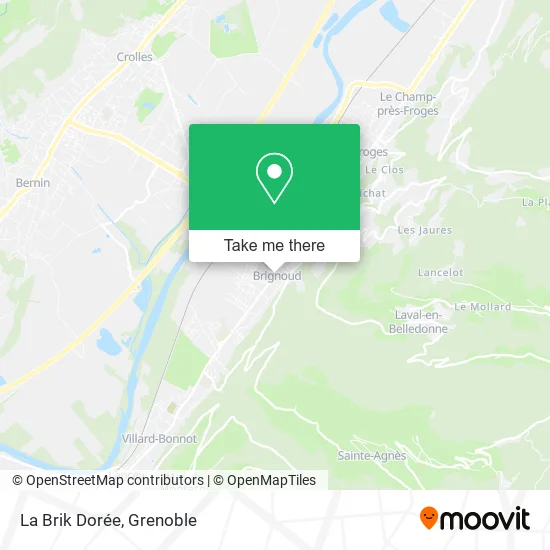 La Brik Dorée map