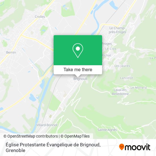 Église Protestante Évangélique de Brignoud map