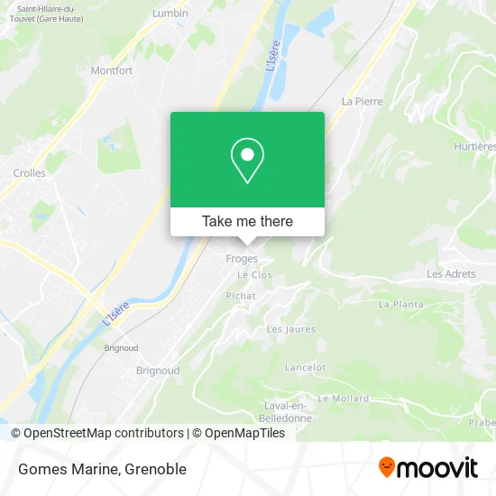 Gomes Marine map